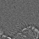 Comparison of predicted masks and ground truth for three test images. ZCA mapped images with \epsilon=1\mathrm{e}-4 and SAE reconstructions with \alpha=1\mathrm{e}-3 are used where applicable.