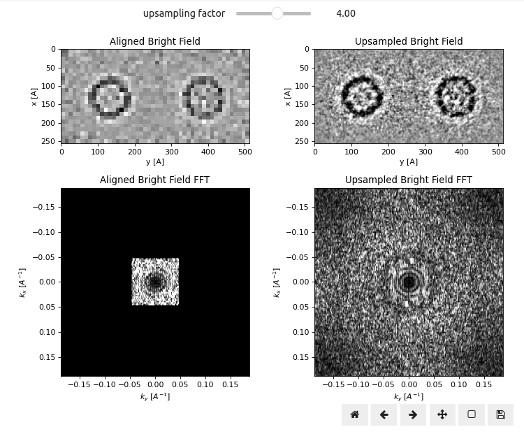 Subpixel upsampling using kernel density estimation.