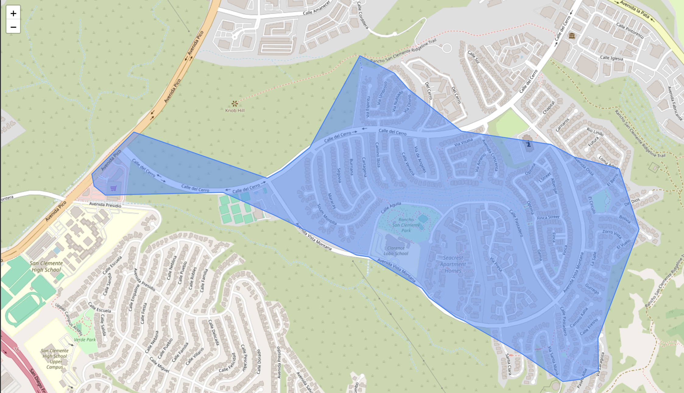 20-minute Walking Isochrone