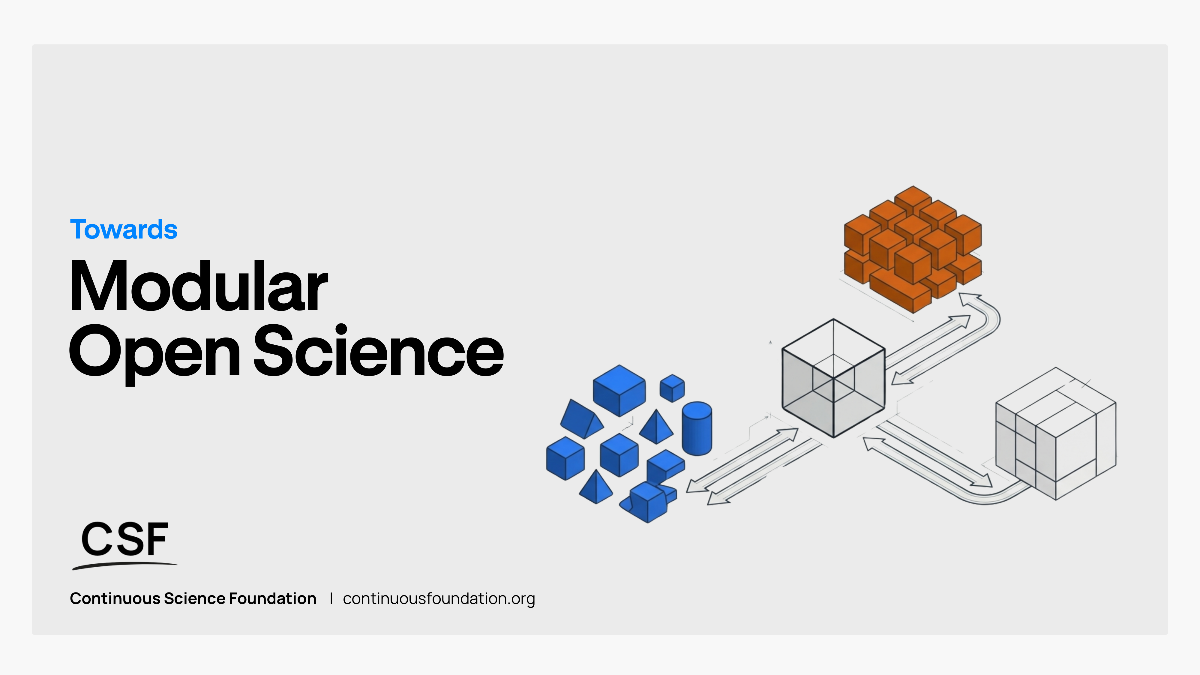 Modular Science Towards Modular Open Science